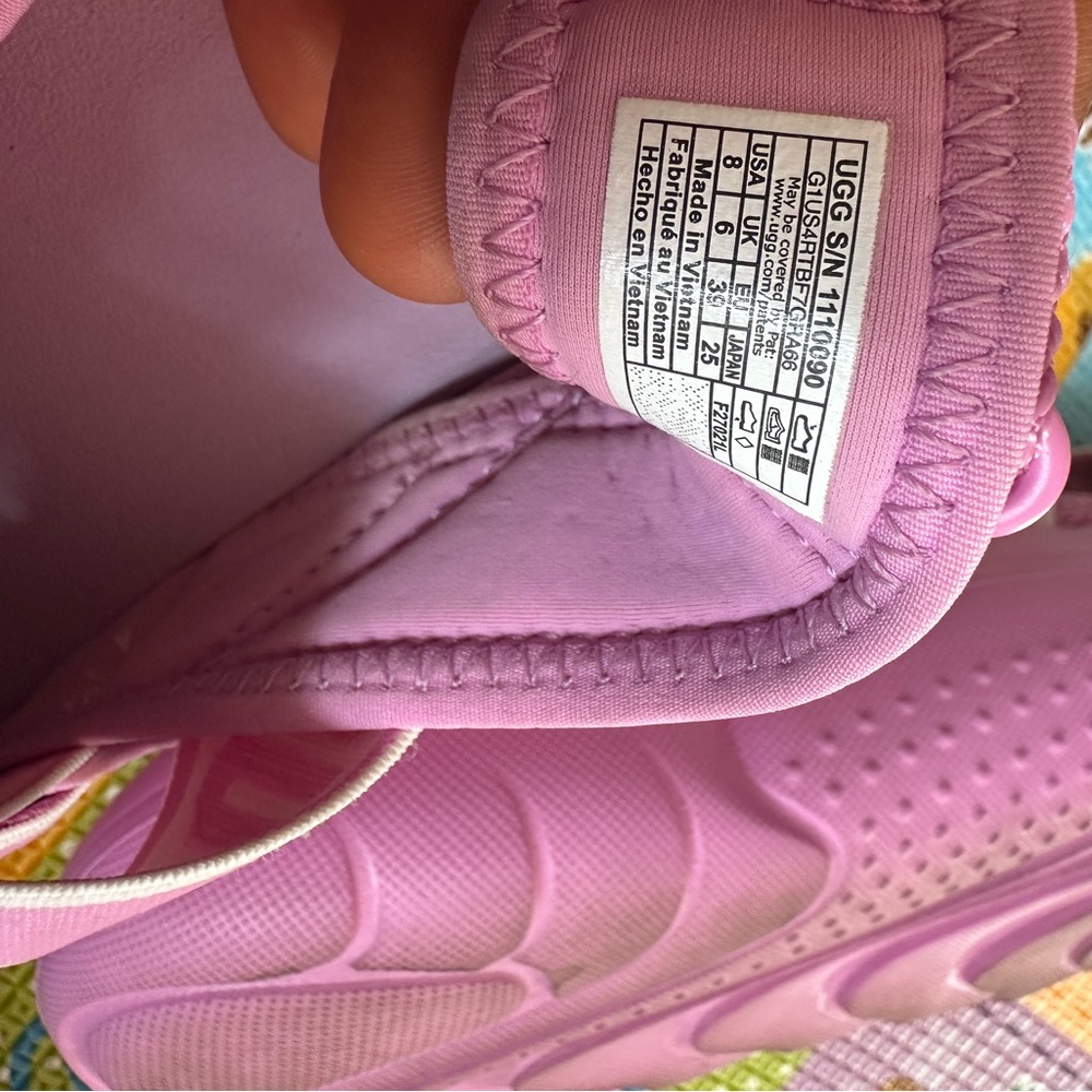 ugg la cloud sandals Pink Wildflowers Logo - Picture 7 of 9